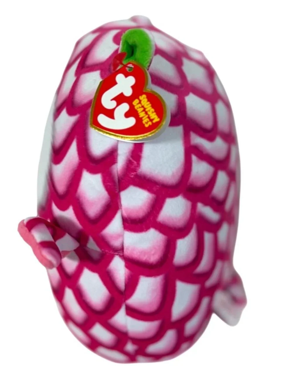 New Ty Squishy Beanie Babies Tootie Plush Pink Owl 9 in tall Stuffed ANimal Doll